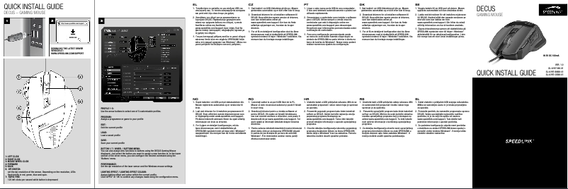 Image de la première page du manuel de l'appareil SL-6397-BK-01