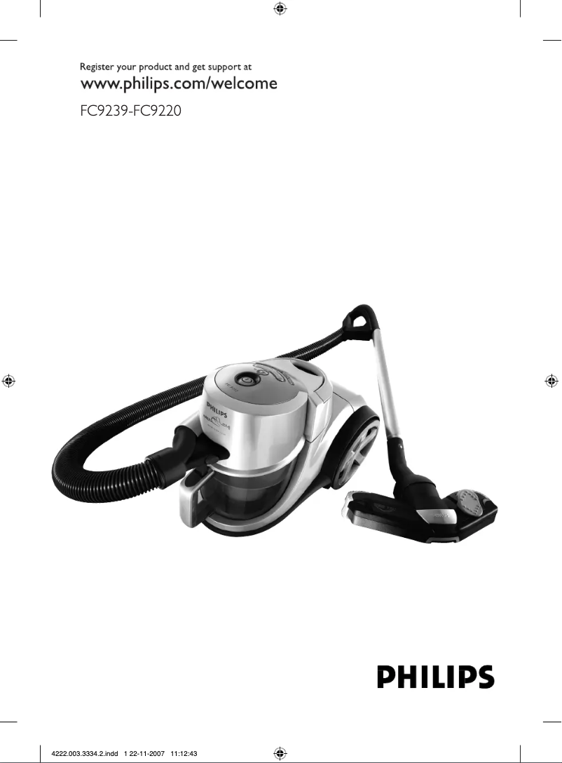 Imagen de la primera página del manual del dispositivo Marathon FC9238