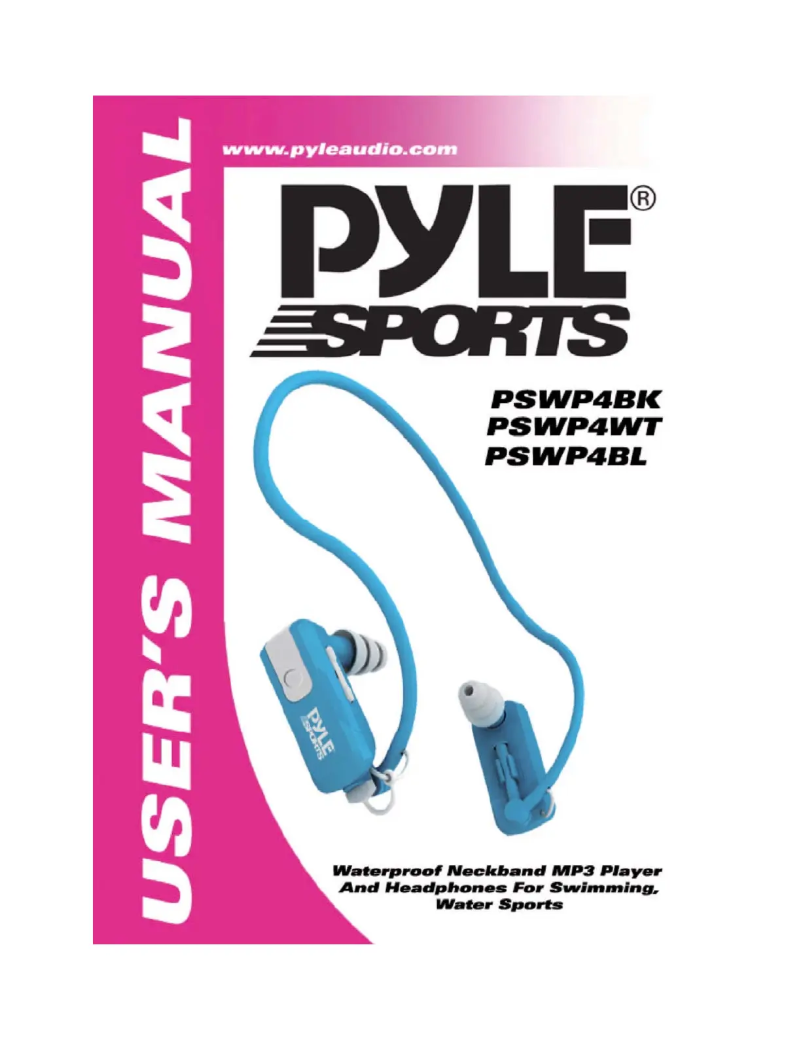 Image de la première page du manuel de l'appareil PSWP4BK