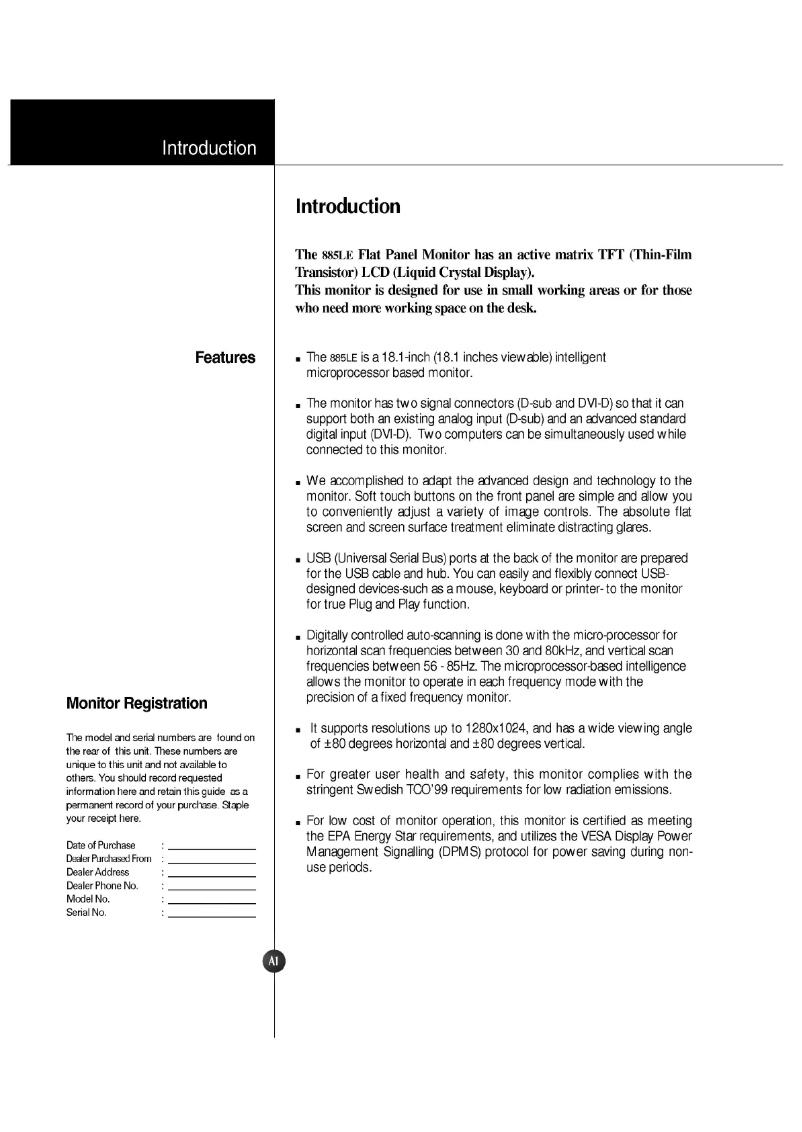 Image de la première page du manuel de l'appareil LB885D