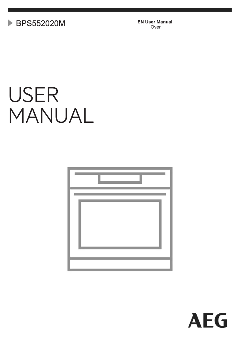 Page n°1 - Manuel utilisateur AEG BPS552020M
