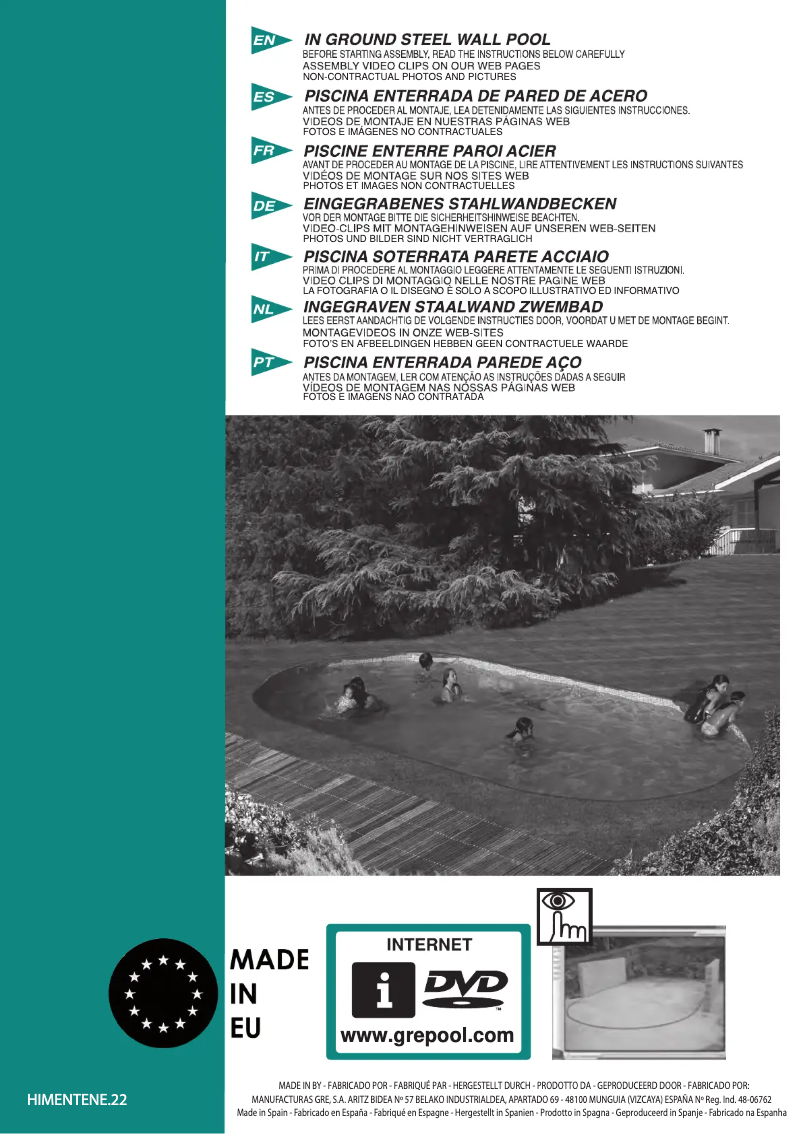 Página 1 del manual Manual de usuario Gre KPE420PNE