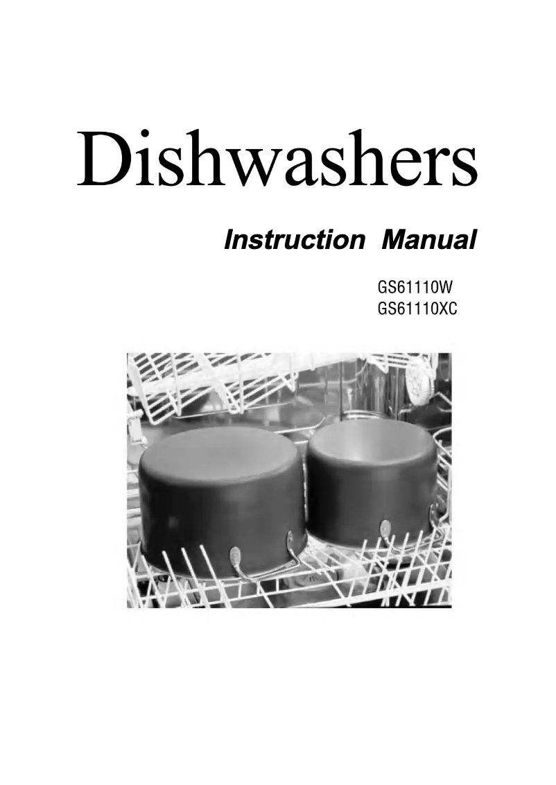 Page n°1 - Manuel utilisateur Gorenje GS61110XC