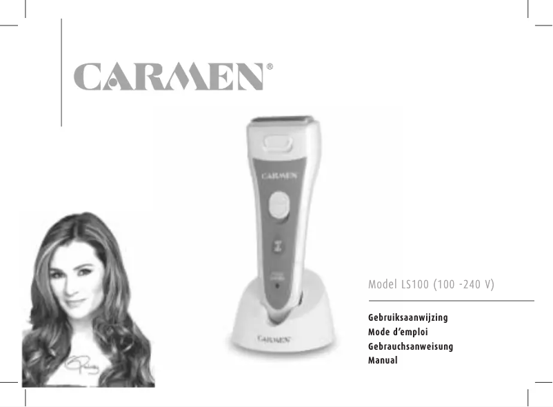 Page 1 of the manual User Manual Carmen Aqua Gentle LS100