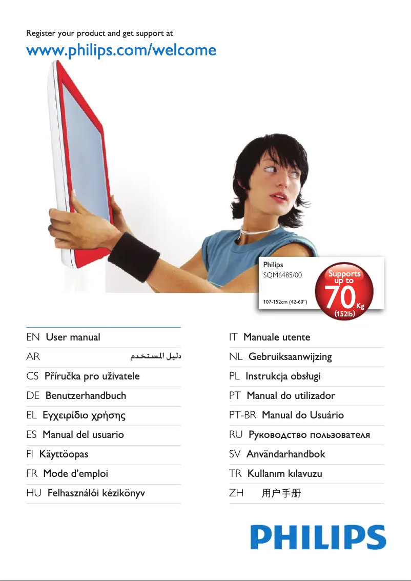 Page n°1 - Manuel utilisateur Philips SQM6485