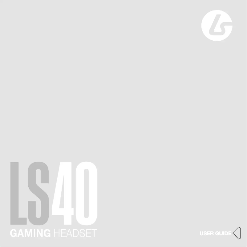 Image de la première page du manuel de l'appareil LS40