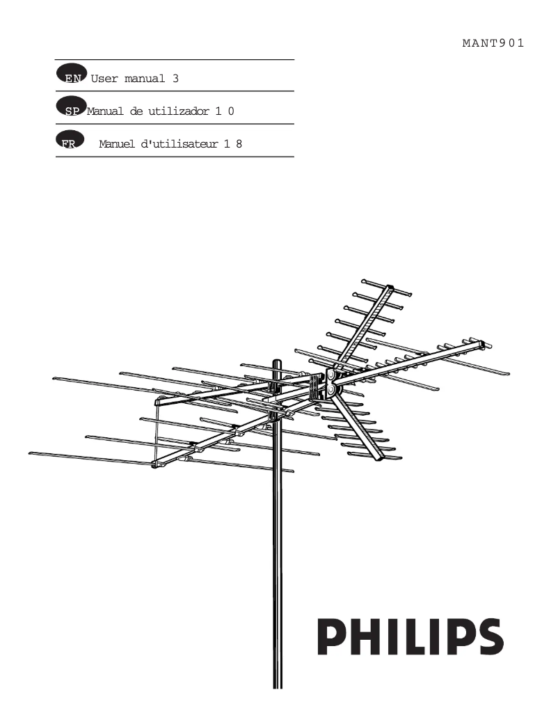Page 1 de la notice Manuel utilisateur Philips SDV9011K