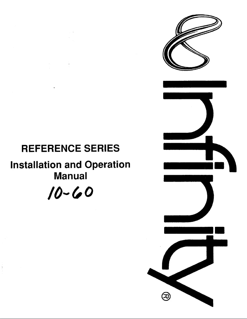 Image de la première page du manuel de l'appareil Reference 20