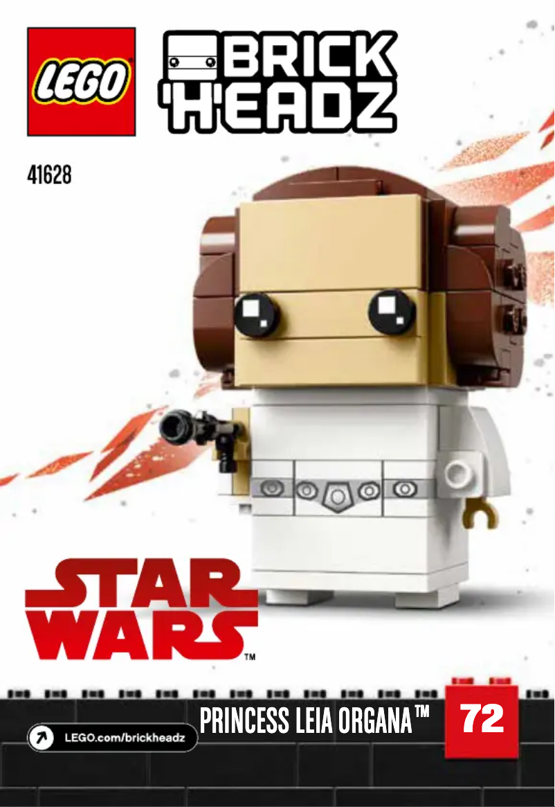 Image de la première page du manuel de l'appareil Brickheadz 41628