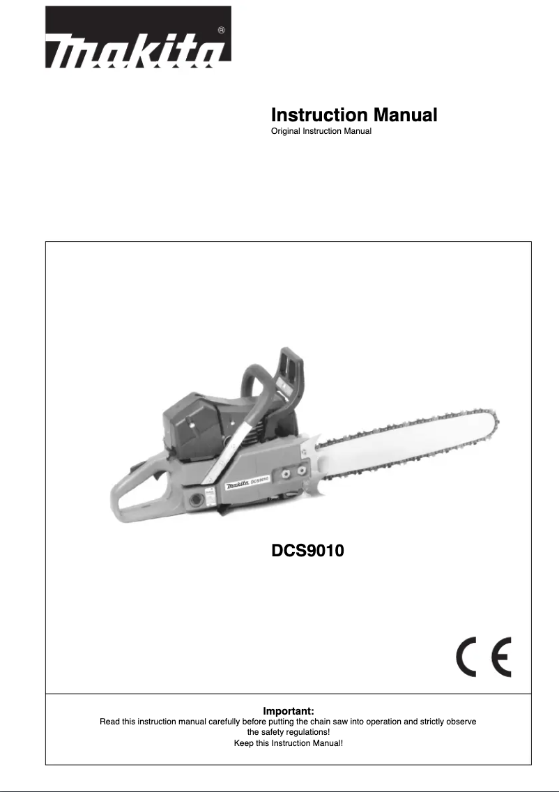 Page n°1 - Manuel utilisateur Makita DCS9010