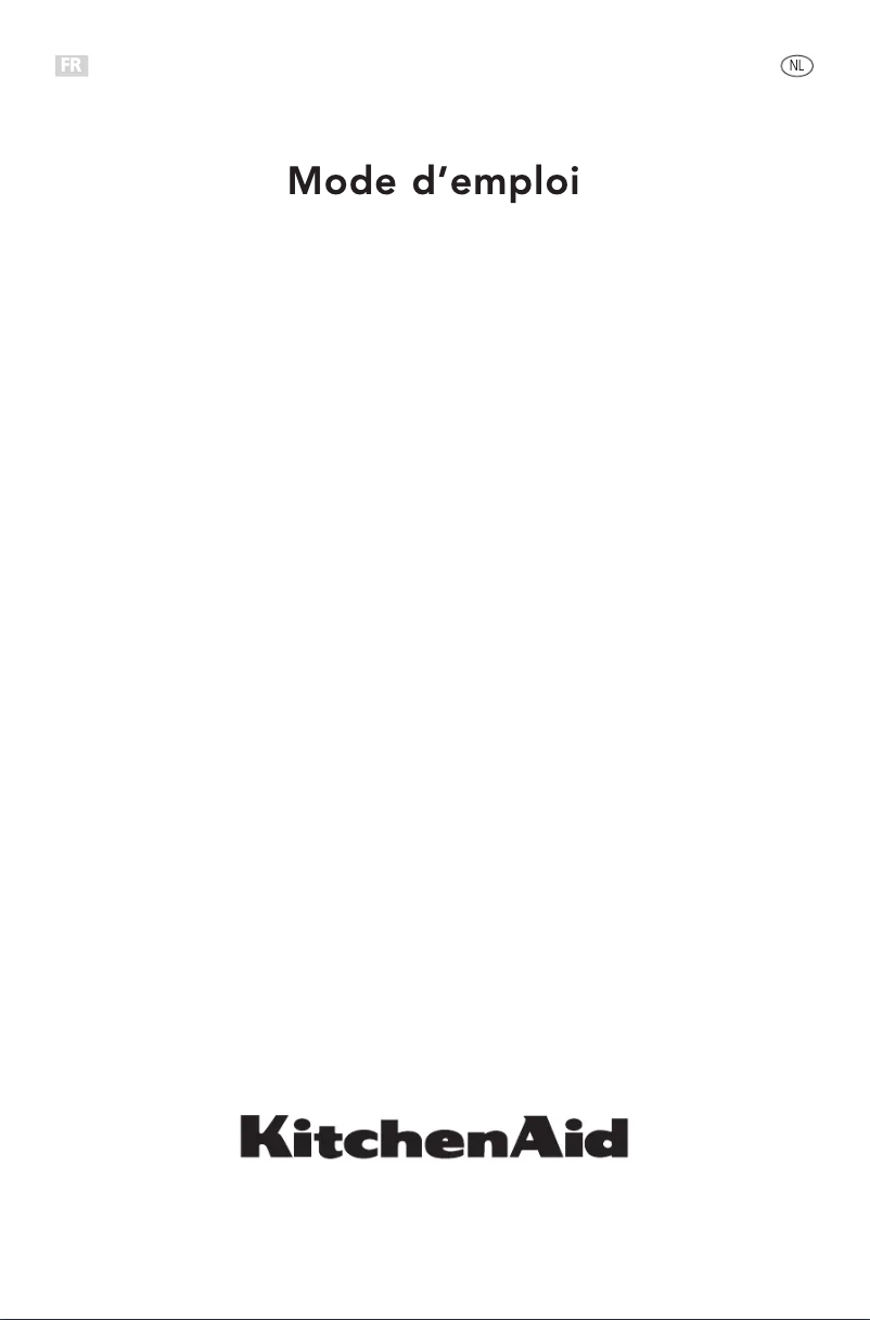 Page 1 de la notice Manuel utilisateur KitchenAid KHMD5 77510