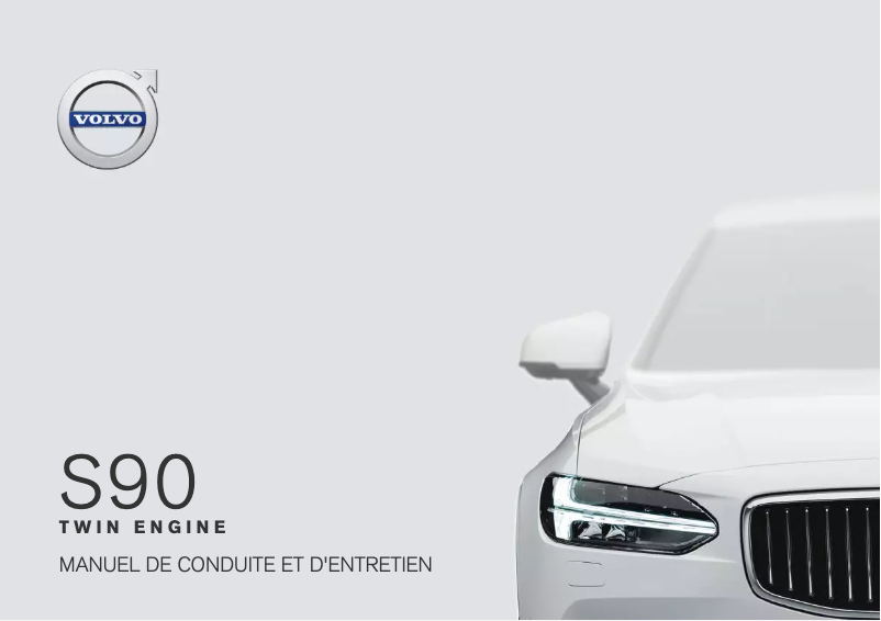 Page 1 de la notice Manuel utilisateur Volvo S90 Twin Engine (2017)