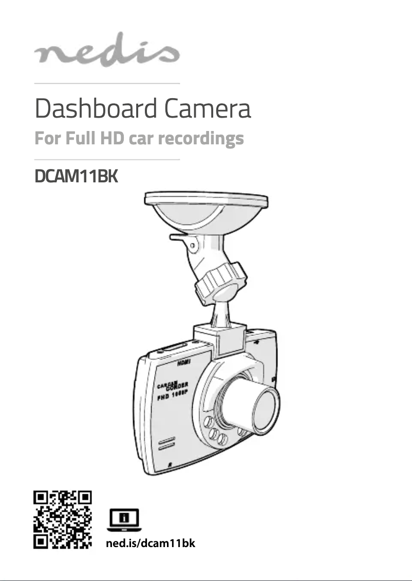 Page 1 de la notice Manuel utilisateur Nedis DCAM11BK