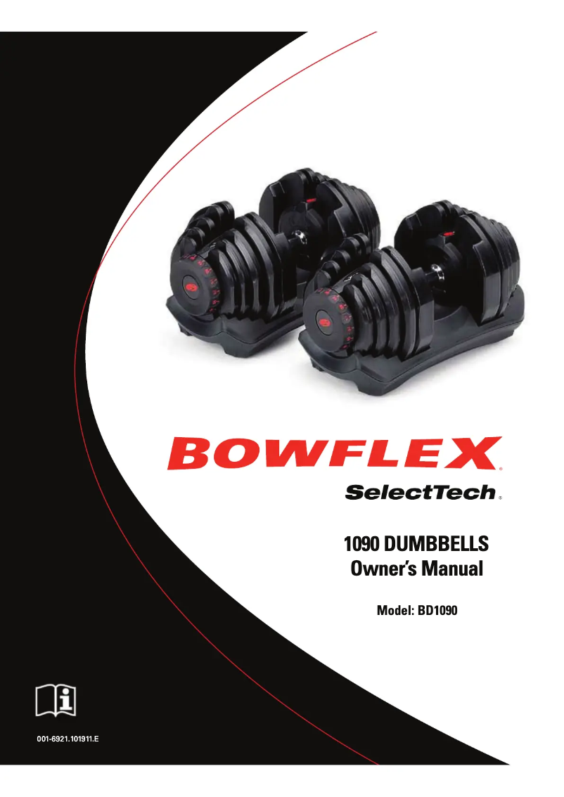 Page n°1 - Manuel utilisateur Bowflex SelectTech BF1090i