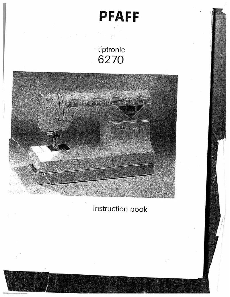 Image de la première page du manuel de l'appareil tiptronic 6270