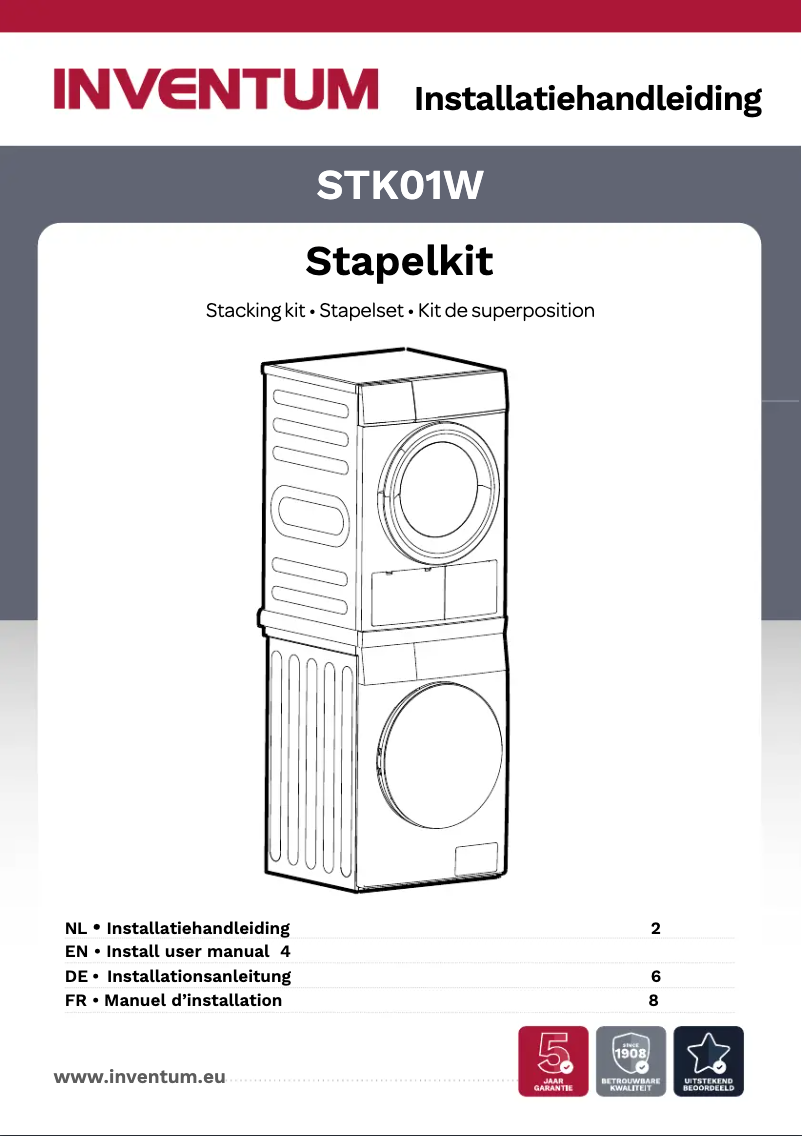Image de la première page du manuel de l'appareil STK01W