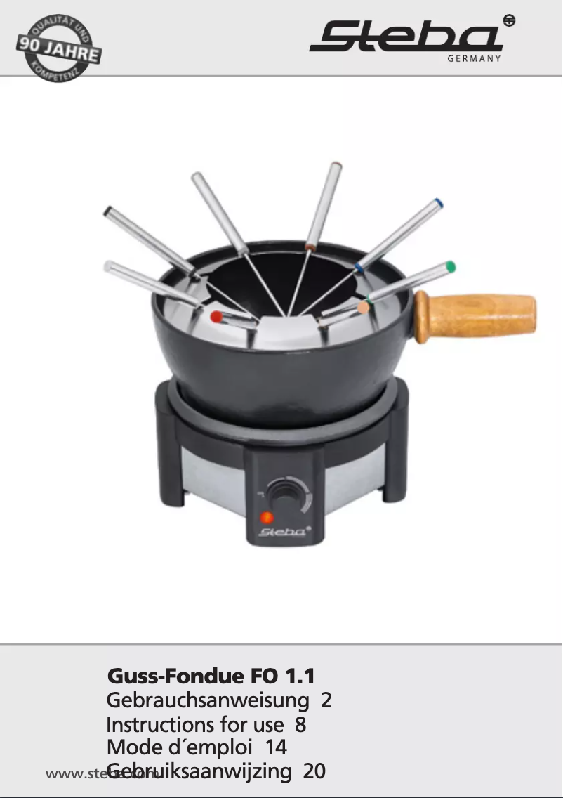 Image de la première page du manuel de l'appareil FO1.1