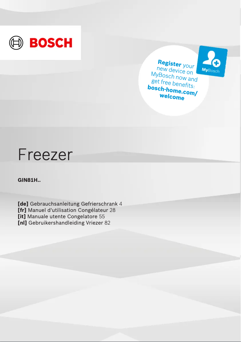 Página 1 del manual Ficha técnica Bosch GIN81HNE0