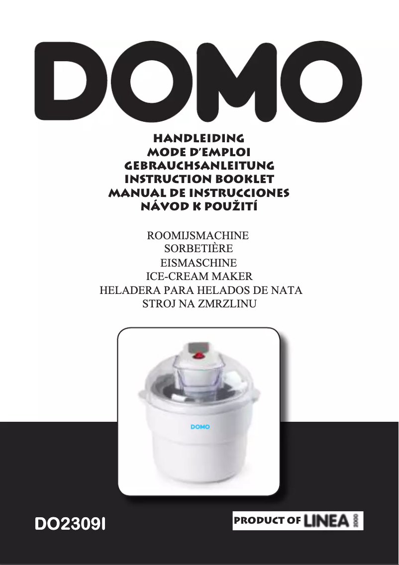 Page n°1 - Manuel utilisateur Domo DO2309I