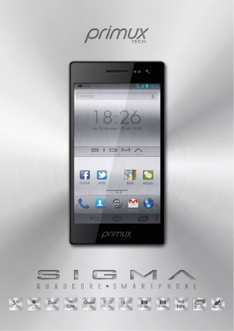 Page n°1 - Manuel utilisateur Primux Sigma