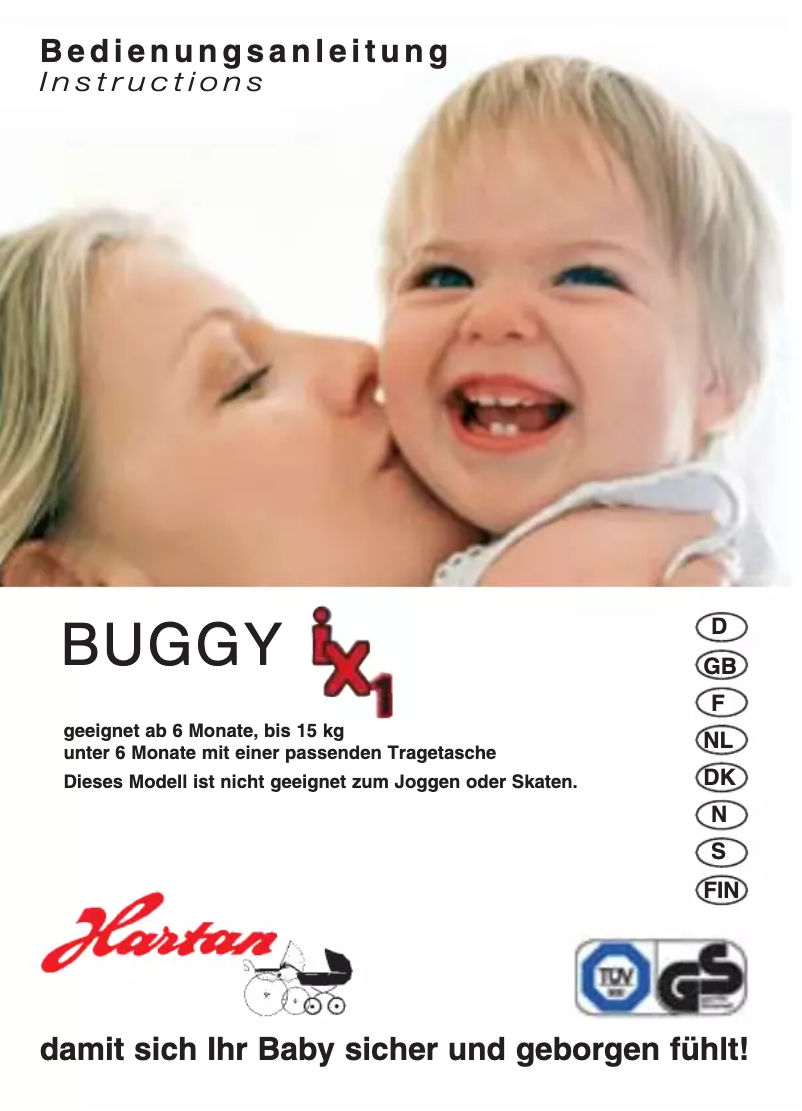 Image de la première page du manuel de l'appareil Buggy iX1