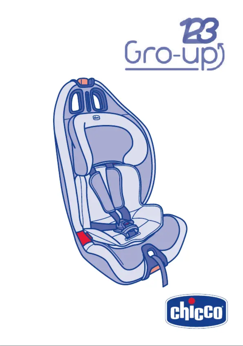 Page n°1 - Manuel utilisateur Chicco Gro-up 123