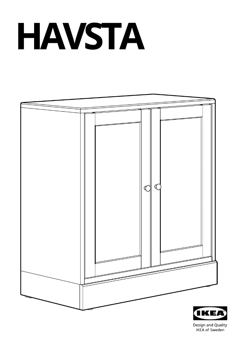 Imagen de la primera página del manual del dispositivo HAVSTA 805.292.43