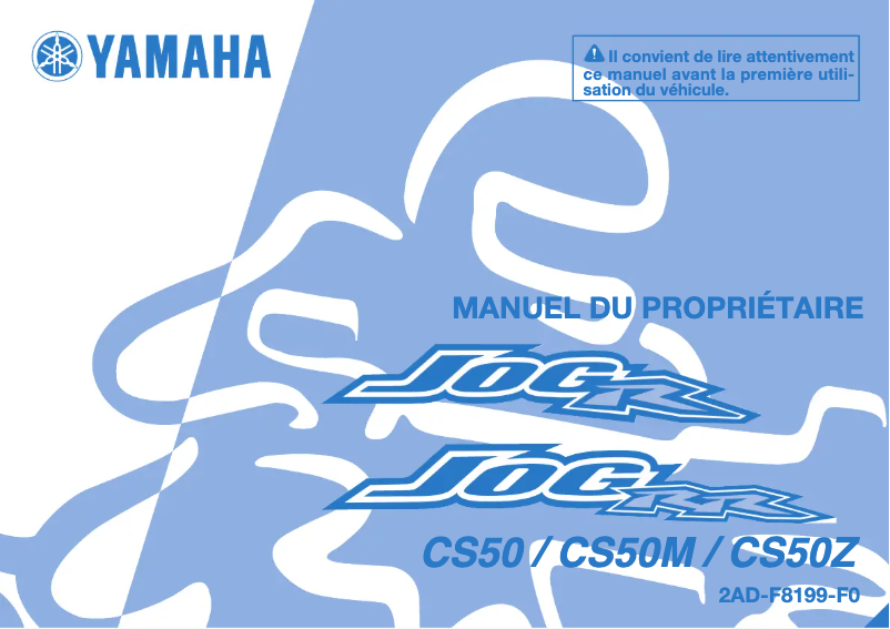 Image de la première page du manuel de l'appareil JOG R 50 (2015)