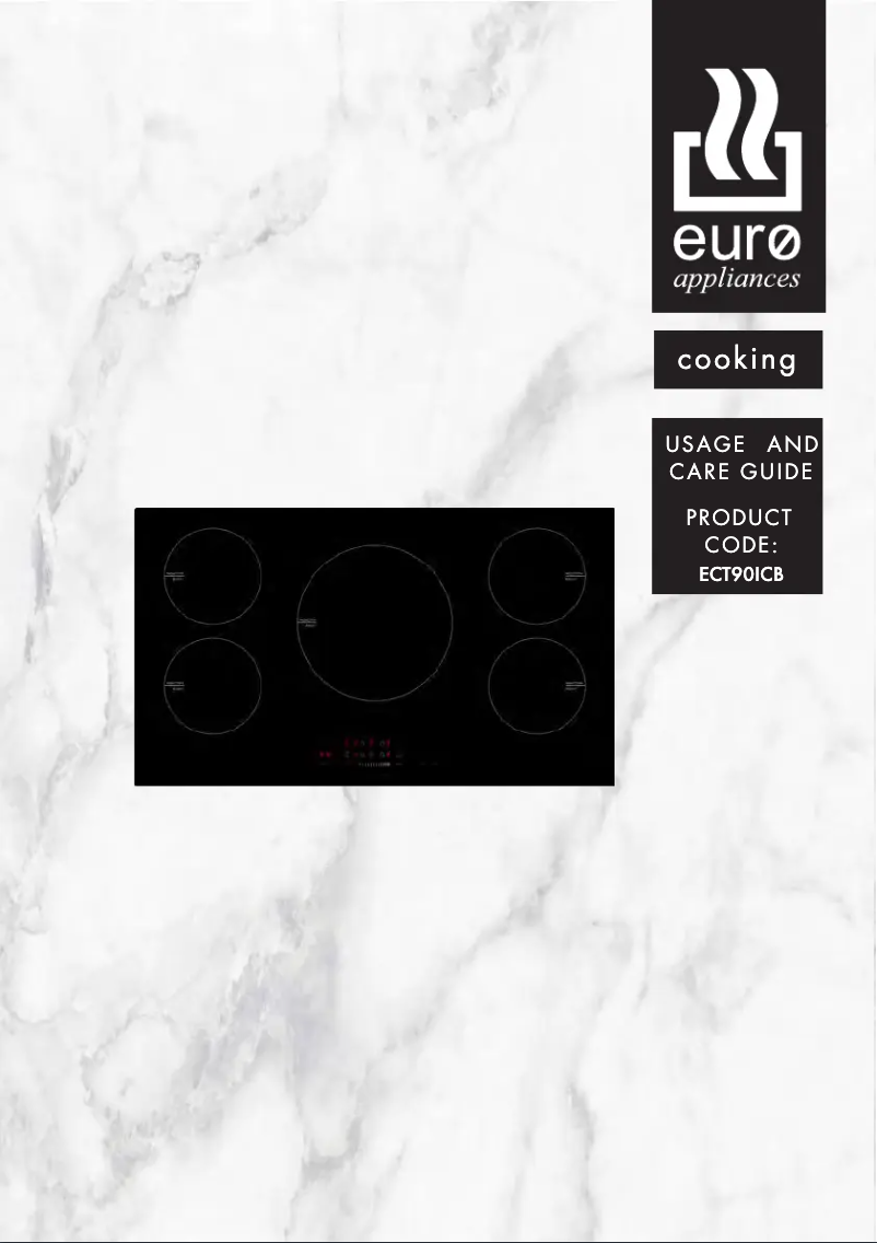 Page 1 de la notice Manuel utilisateur Euro Appliances ECT90ICB