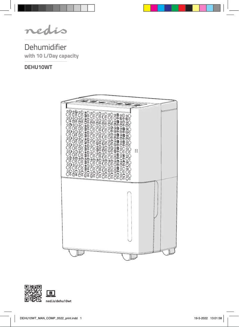 Image de la première page du manuel de l'appareil DEHU10WT