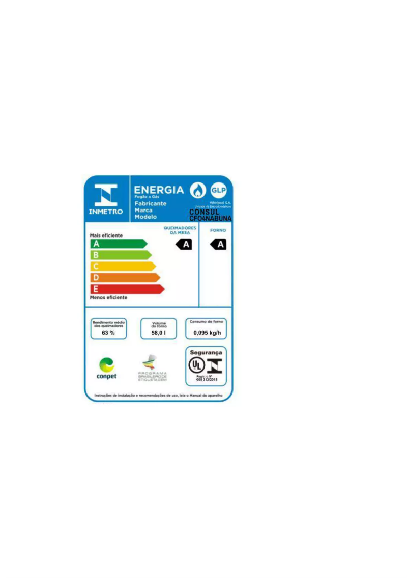 Page 1 de la notice Manuel utilisateur Consul CFO4NAB