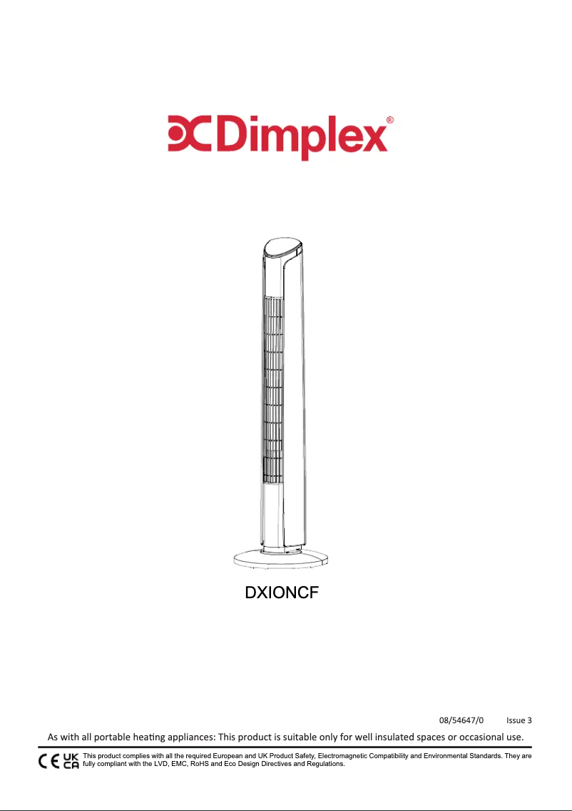 Image de la première page du manuel de l'appareil DXIONCF