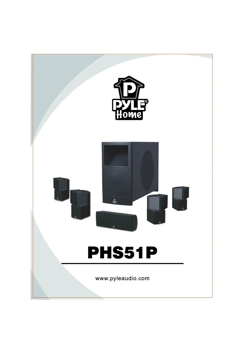 Image de la première page du manuel de l'appareil PHS51P