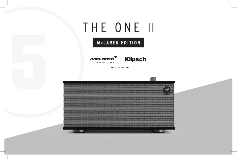 Page 1 de la notice Manuel utilisateur Klipsch The One II McLaren Edition