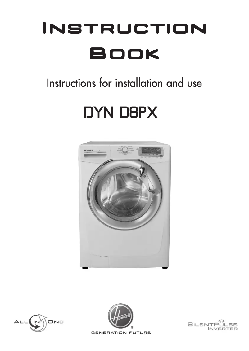 Page n°1 - Manuel utilisateur Hoover DYN 9164D8PX/1-8