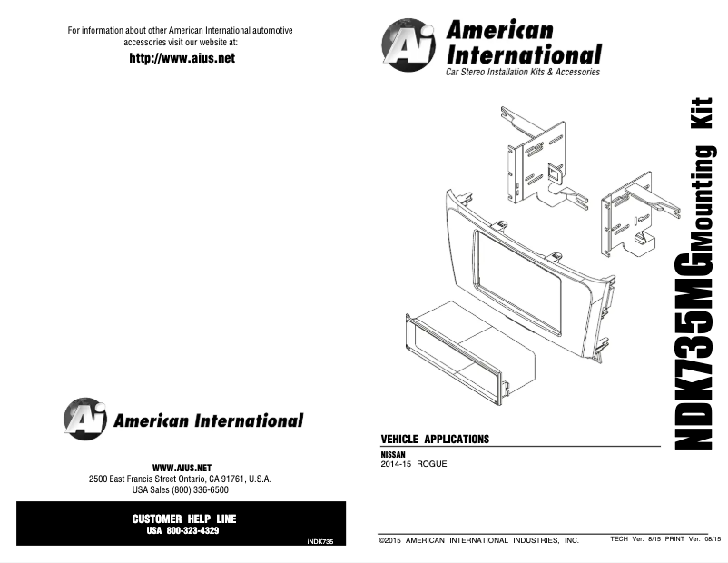 Page n°1 - Manuel utilisateur PAC NDK735MG