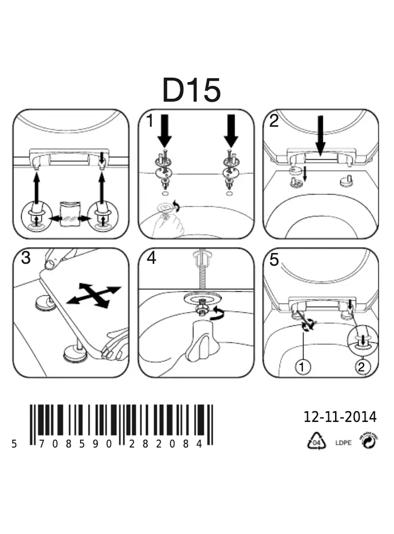 Page n°1 - Manuel utilisateur Pressalit Calmo