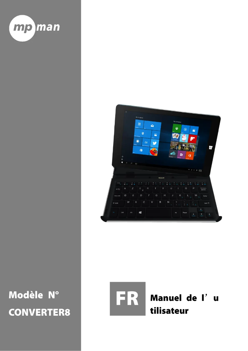 Page 1 de la notice Manuel utilisateur Mpman Converter 8