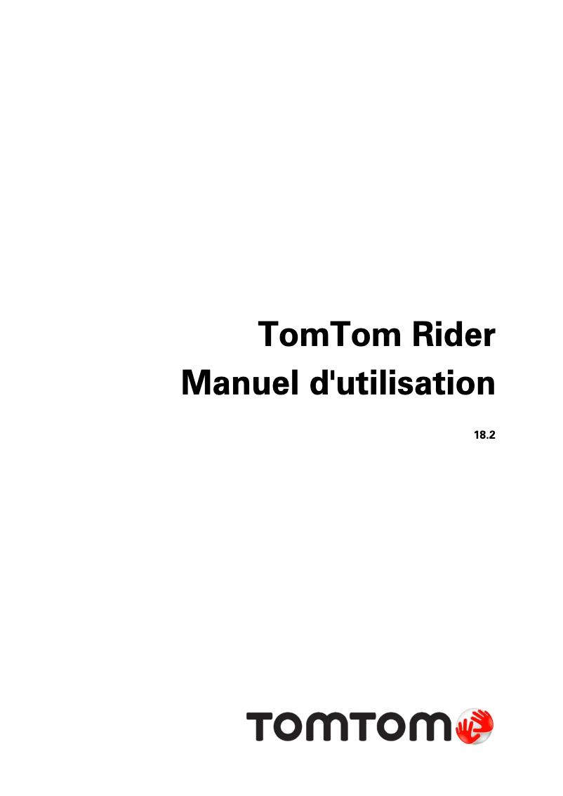 Page n°1 - Manuel utilisateur TomTom Rider 50