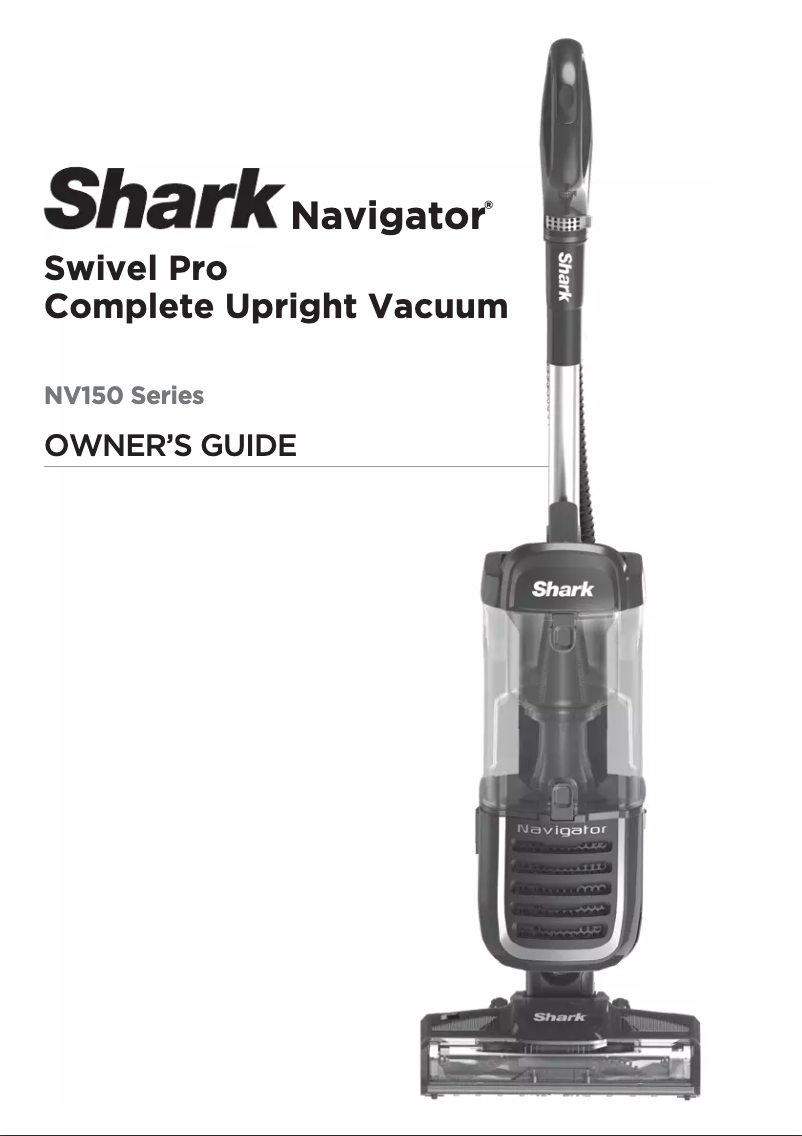 Page 1 de la notice Manuel utilisateur Shark Navigator Swivel Pro Complete NV151