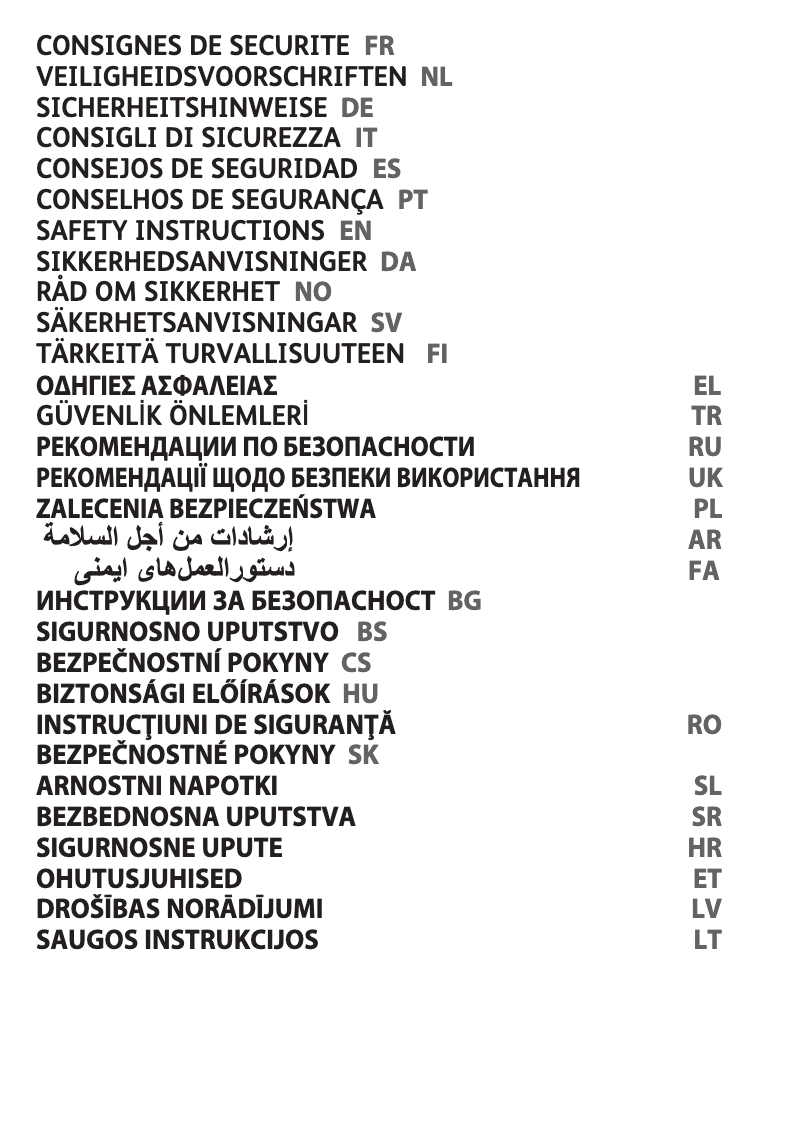 Page 1 de la notice Manuel utilisateur Tefal Snack Time SW343D