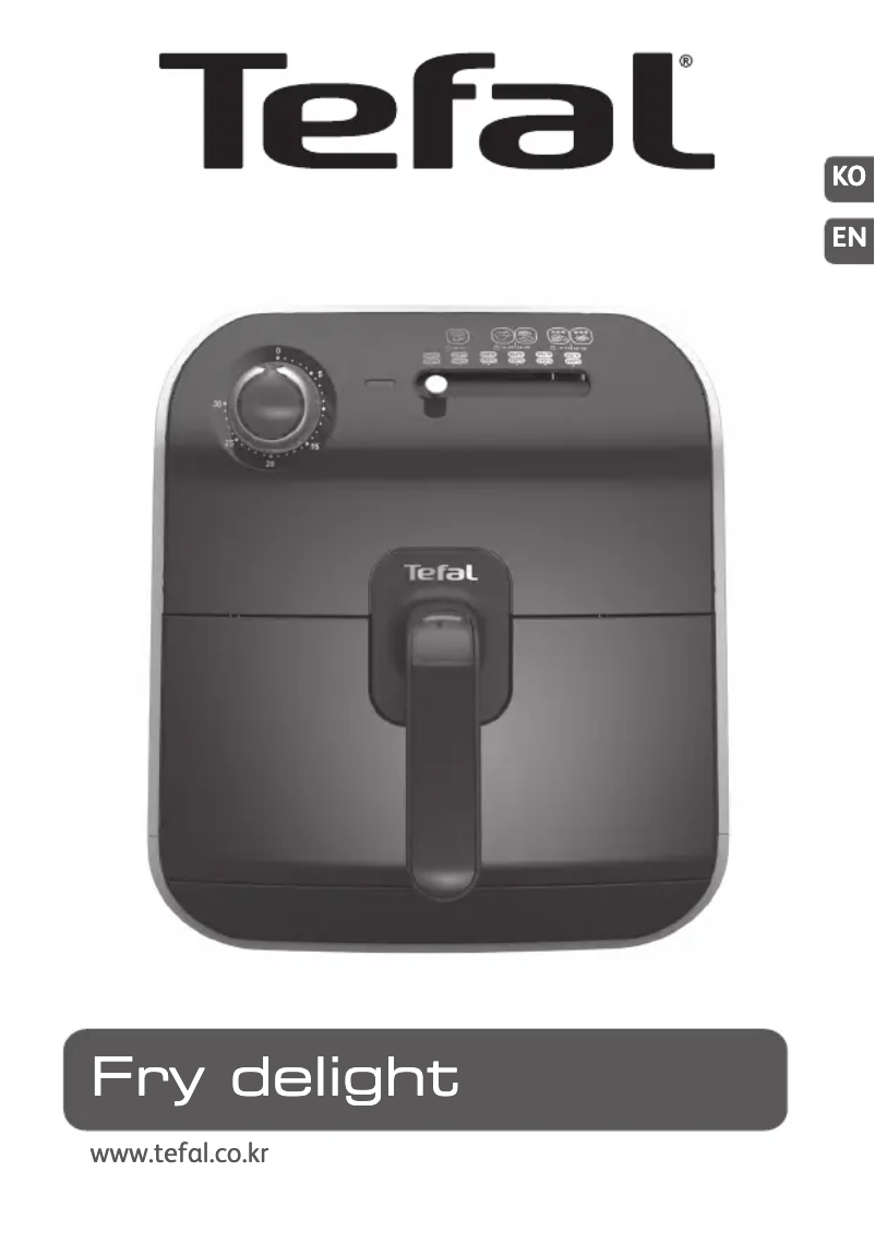 Page n°1 - Manuel utilisateur Tefal Fry Delight FX1000