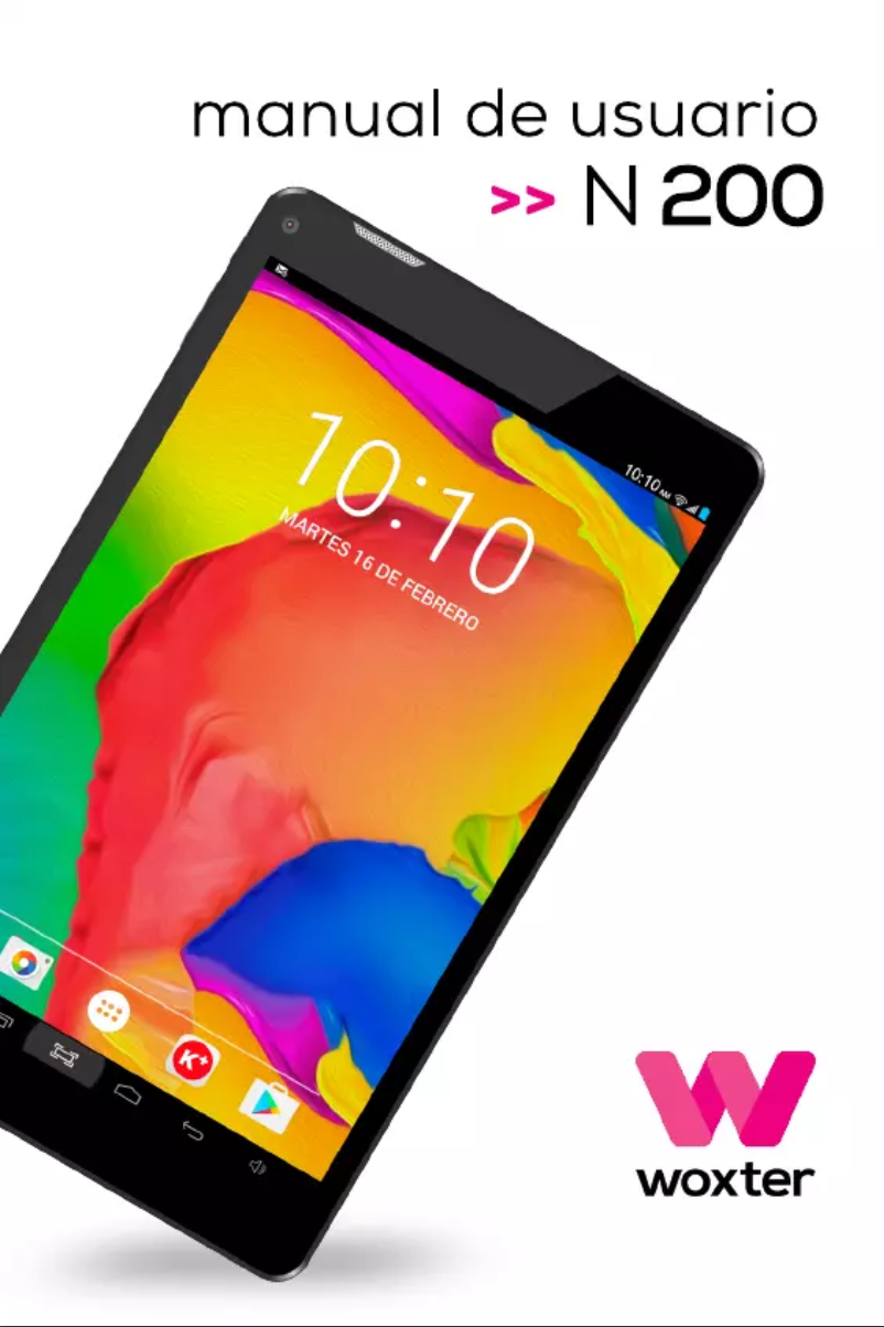 Image de la première page du manuel de l'appareil N-200