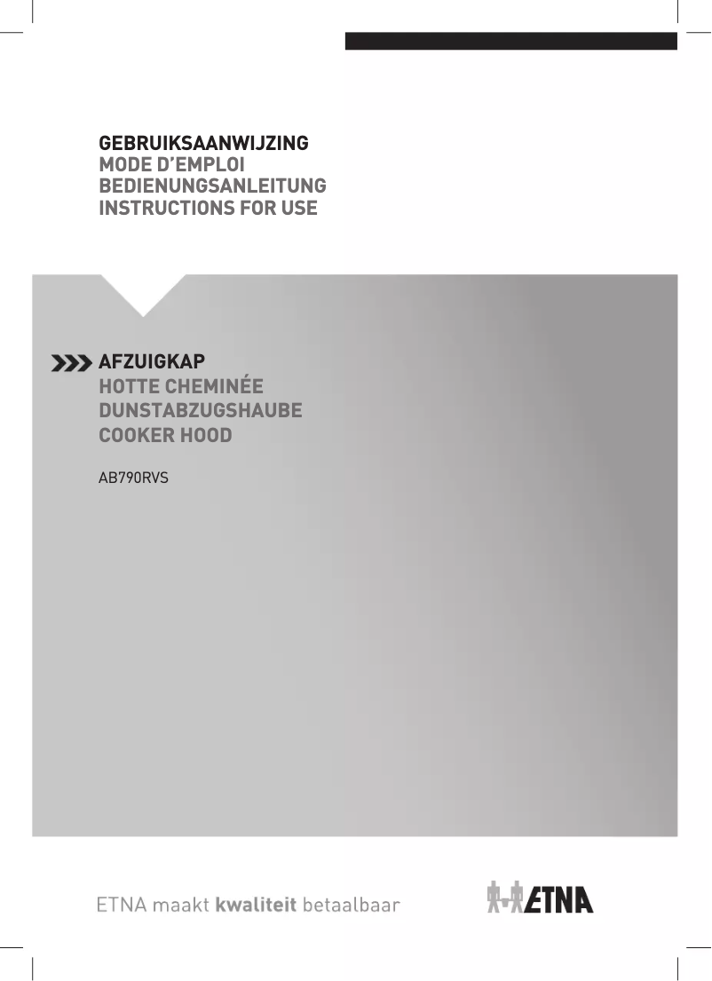 Page 1 de la notice Manuel utilisateur Etna AB790ZT
