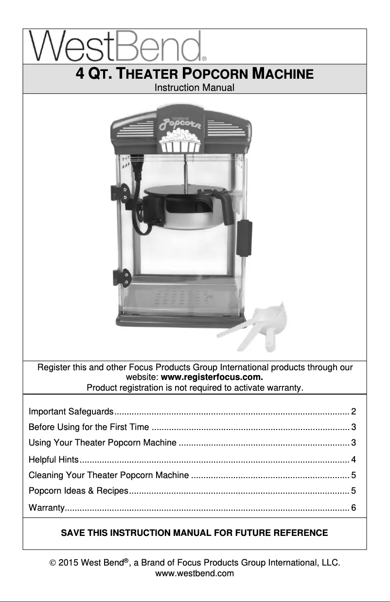 Image de la première page du manuel de l'appareil 82515
