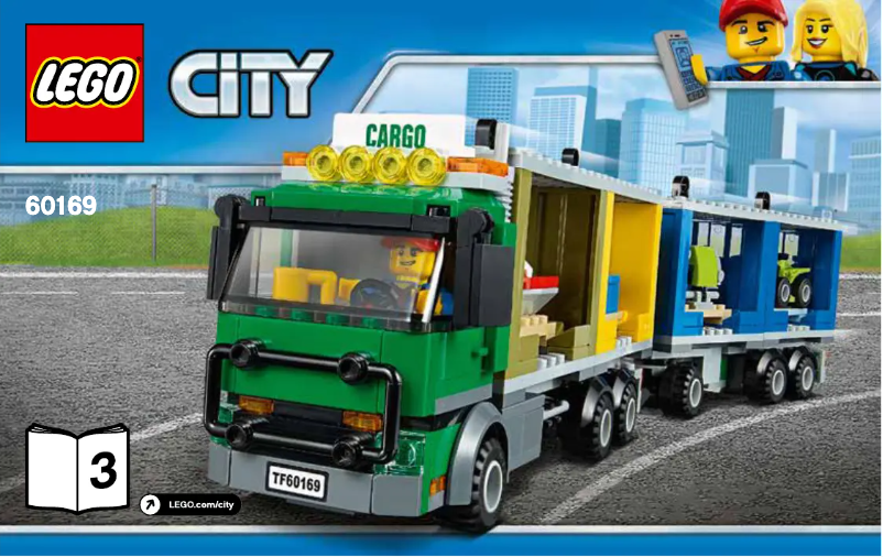 Page 1 de la notice Manuel utilisateur Lego City 60169