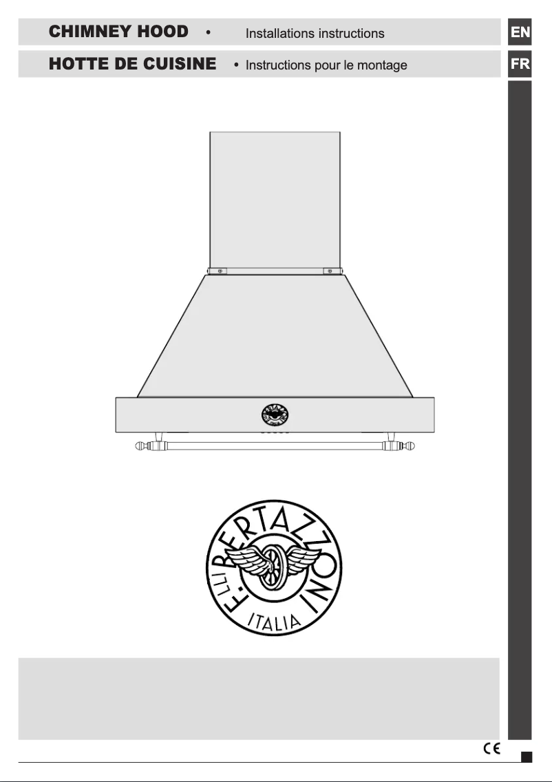 Page 1 de la notice Guide d'installation Bertazzoni K36HERTX