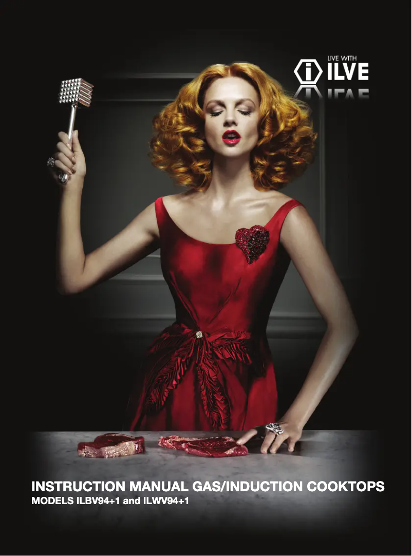 Page 1 de la notice Manuel utilisateur Ilve ILBV94+1