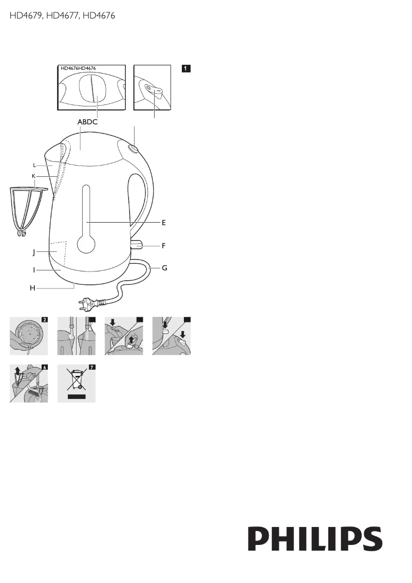 Imagen de la primera página del manual del dispositivo HD4679