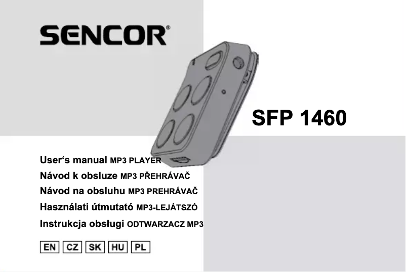 Page 1 de la notice Manuel utilisateur Sencor SFP 1460